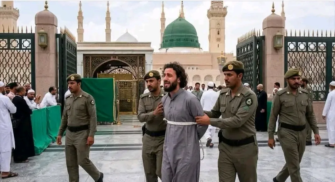 মদিনায় দাড়িয়ে কান্না